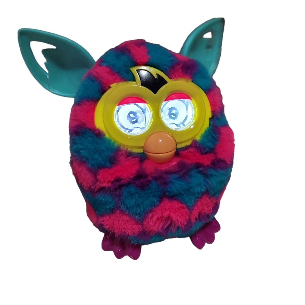 Furby Boom Electronic Interactive Toy 2013 Purple Pink Blue Hearts Working&Funny - Picture 10 of 10
